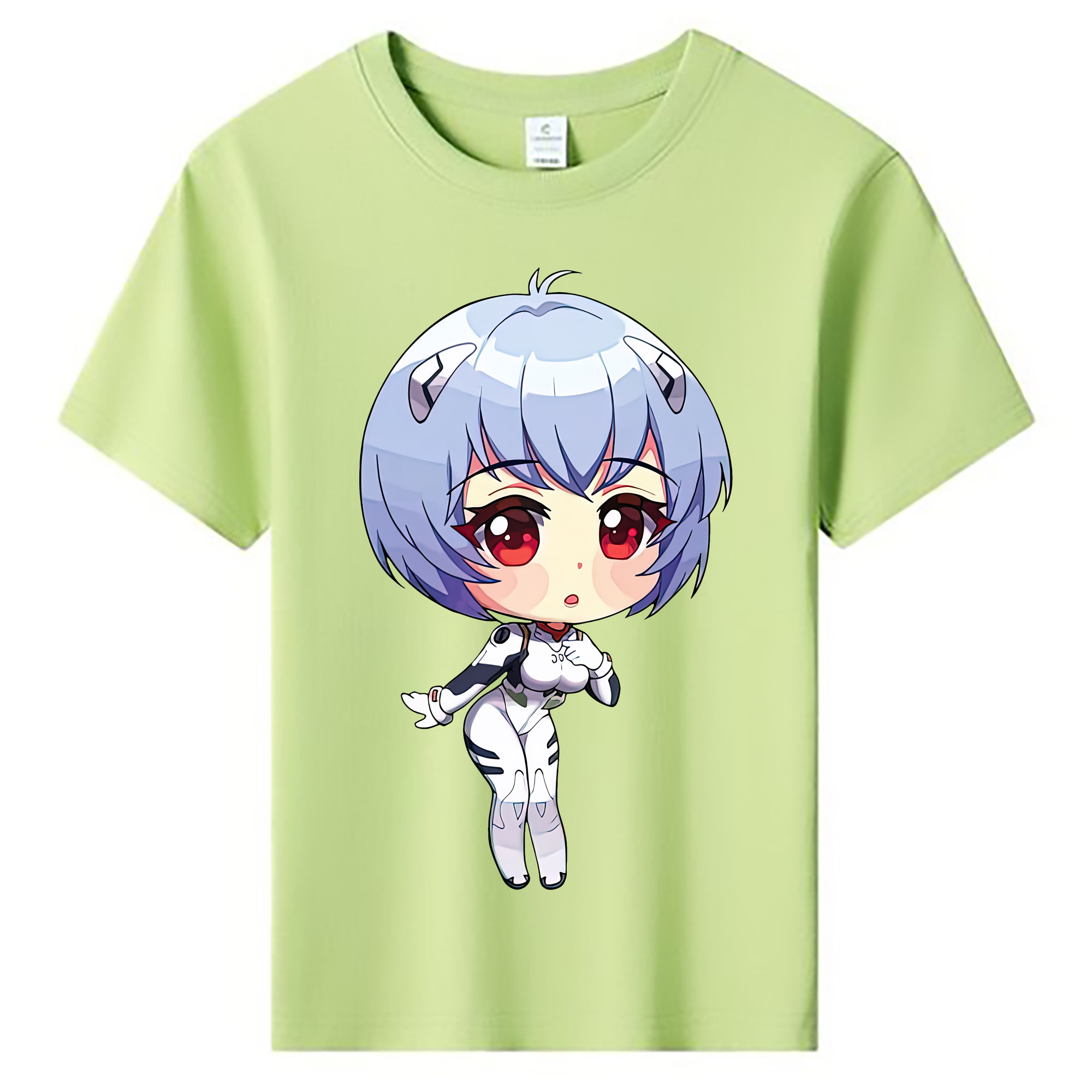（画像用） EVA 新世紀エヴァンゲリオン 綿100％キッズTシャツ（フロントプリント）